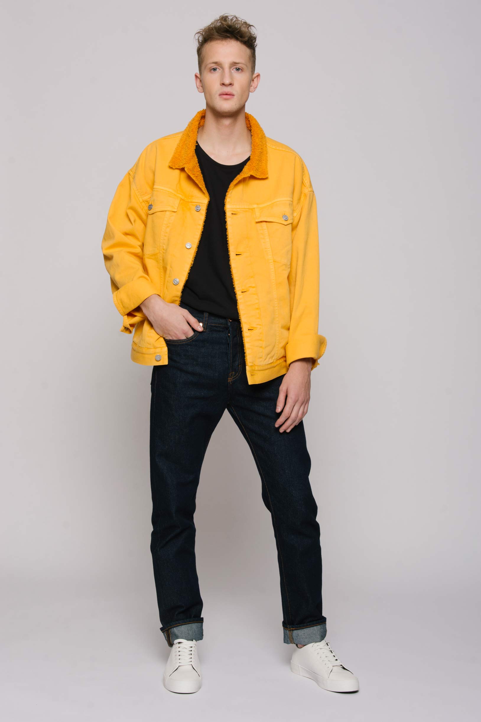 90's Hip Hop Street Wear Exhaust Yellow Denim Jacket 100% cotton size M  **RARE | eBay